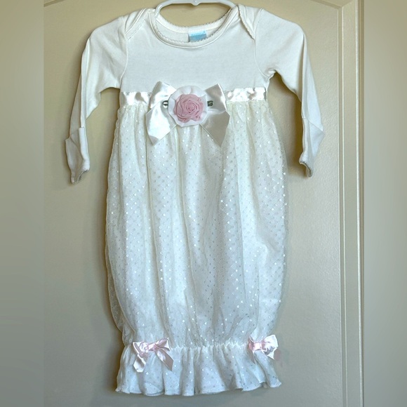 0-6M Edgehill Collection Rose Gown - Picture 1 of 6
